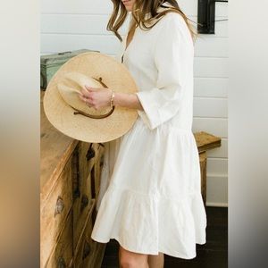 Apiece Apart Off-white Denim Dress